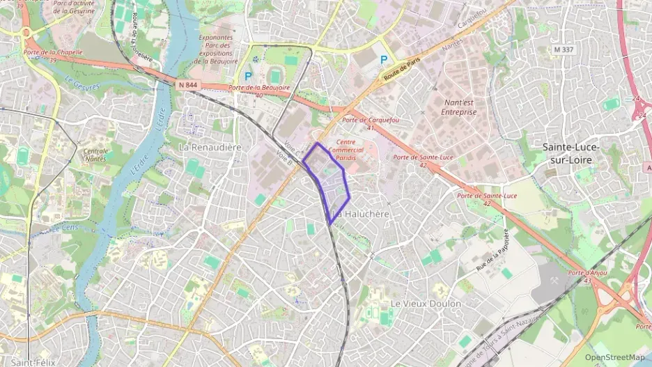 Appartement 41 m² deux pieces à vendre à Nantes