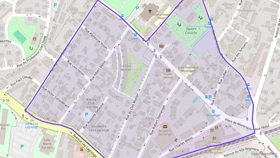 Appartement 40 m² deux pieces à vendre à Besançon