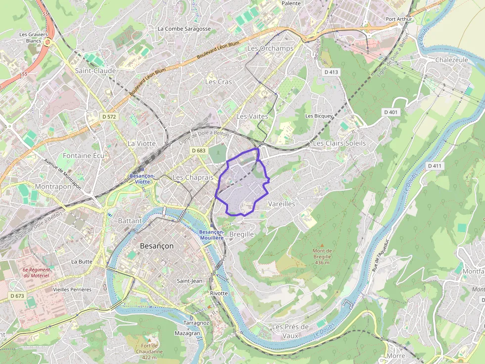 Appartement 63 m² trois pièces à vendre à Besançon