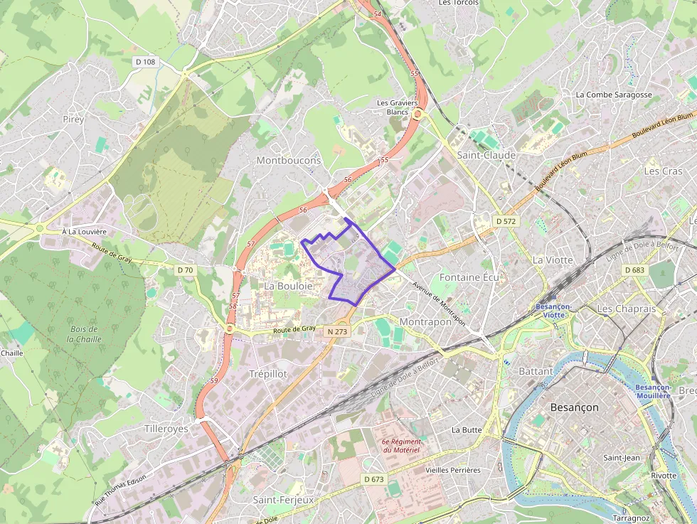 Appartement 40 m² trois pièces à vendre à Besançon