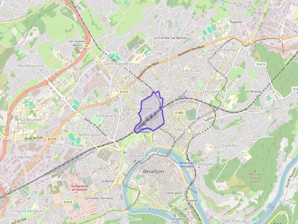 Appartement 97 m² 5 pièces à vendre à Besançon