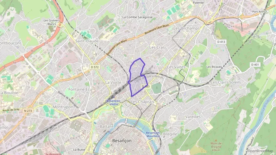 Appartement 58 m² trois pièces à vendre à Besançon Appartement 58 m² trois pièces à vendre à Besançon