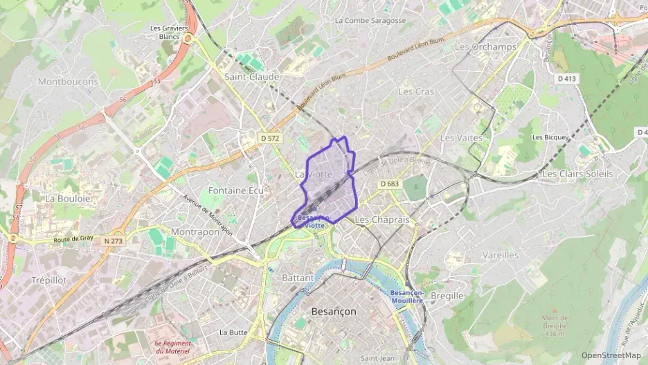 Appartement 81 m² quatre pièces à vendre à Besançon