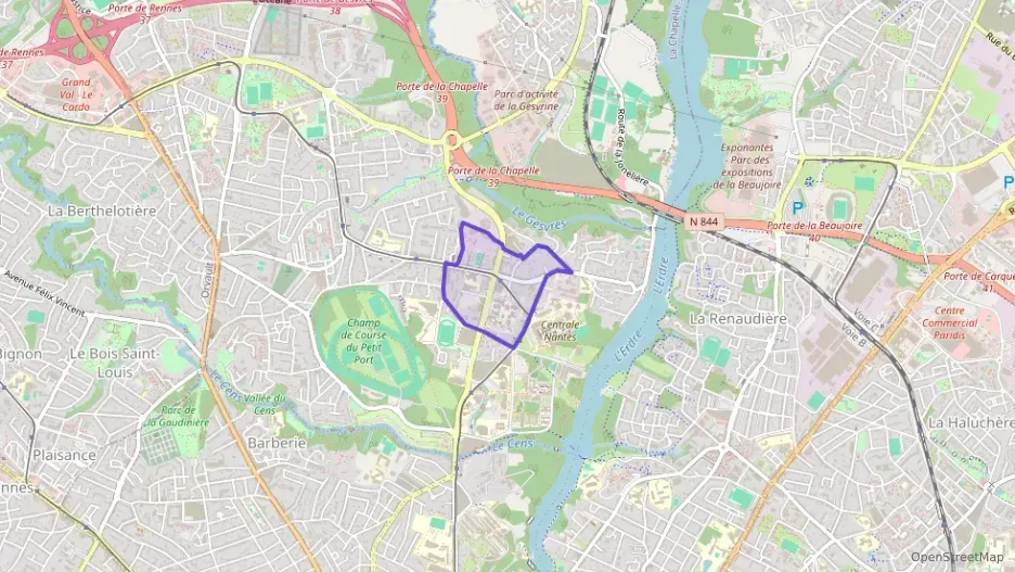 Appartement 60 m² trois pièces à vendre à Nantes