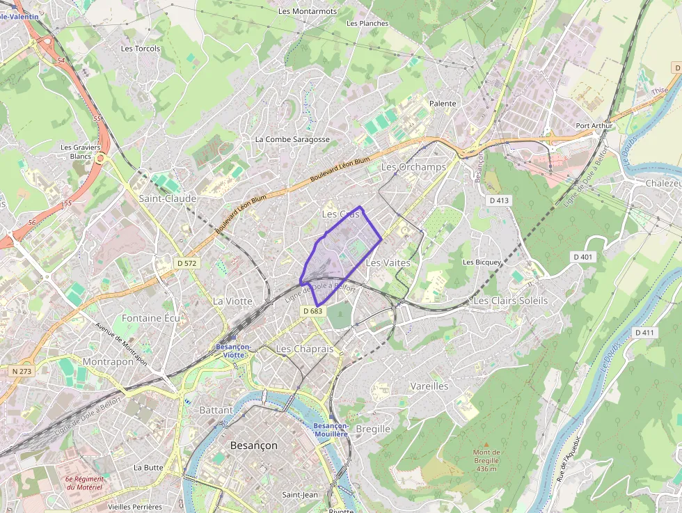 Appartement 33 m² deux pieces à vendre à Besançon