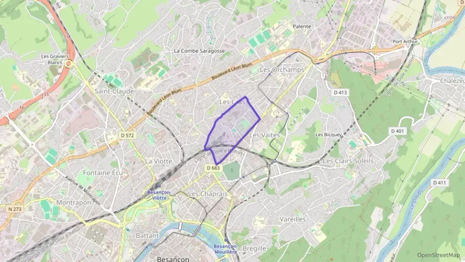 Appartement 66 m² trois pièces à vendre à Besançon Appartement 66 m² trois pièces à vendre à Besançon