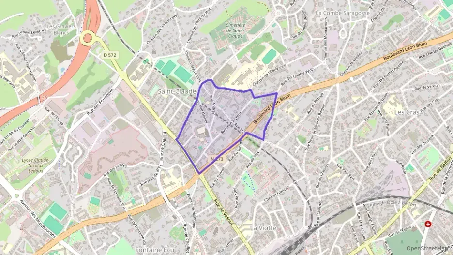 Appartement 66 m² quatre pièces à vendre à Besançon