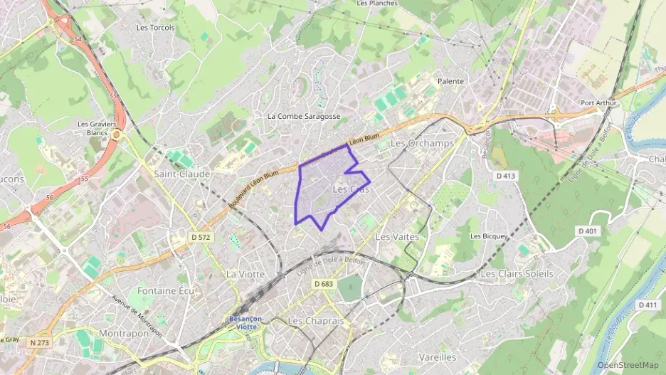 Appartement 83 m² quatre pièces à vendre à Besançon