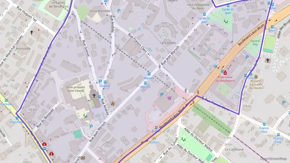 Appartement 62 m² deux pieces à vendre à Besançon