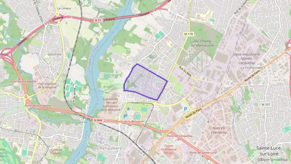 Appartement 45 m² deux pieces à vendre à Nantes