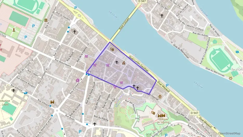 Appartement 85 m² quatre pièces à vendre à Saumur Appartement 85 m² quatre pièces à vendre à Saumur