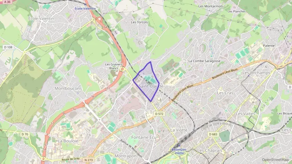 Appartement 68 m² trois pièces à vendre à Besançon