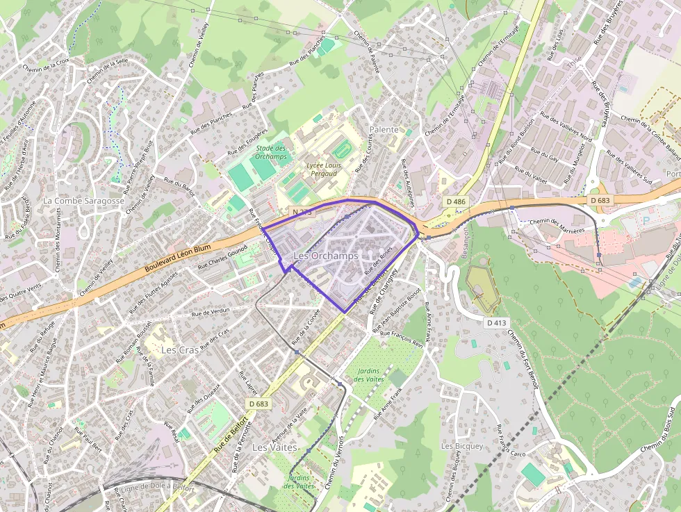 Appartement 58 m² quatre pièces à vendre à Besançon