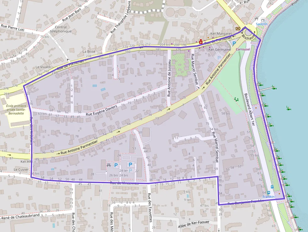 Appartement 88 m² quatre pièces à vendre à Saint-Nazaire