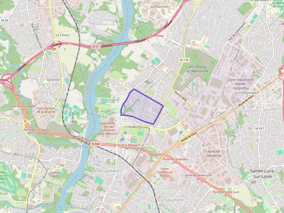 Appartement 43 m² deux pieces à vendre à Nantes