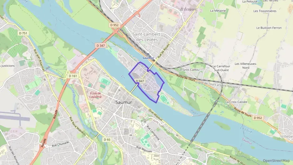 Appartement 49 m² deux pieces à vendre à Saumur