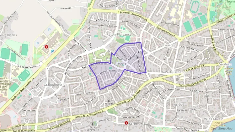 Appartement 68 m² quatre pièces à vendre à Saint-Nazaire