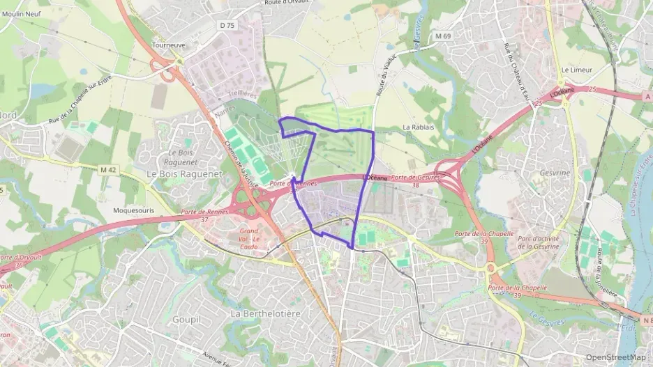 Appartement 62 m² trois pièces à vendre à Nantes