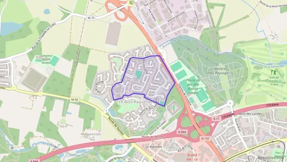 Appartement 66 m² trois pièces à vendre à Orvault