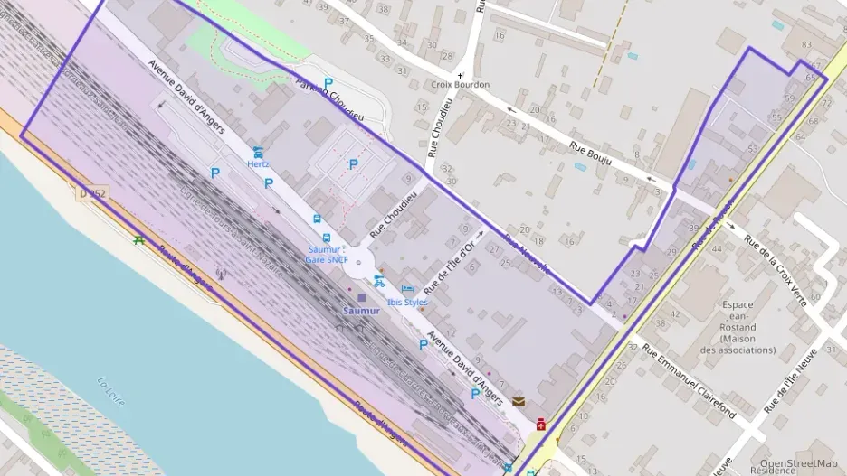 Appartement 53 m² trois pièces à vendre à Saumur