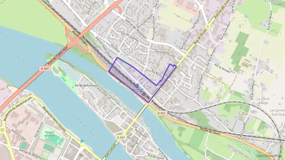 Appartement 53 m² trois pièces à vendre à Saumur