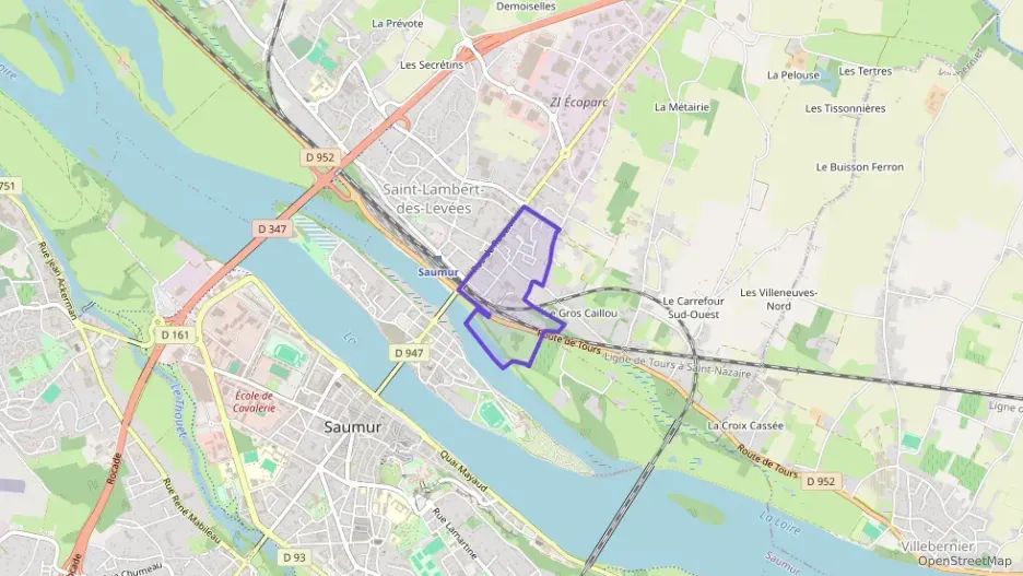 Appartement 52 m² deux pieces à vendre à Saumur