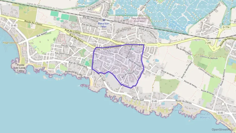 Appartement 53 m² trois pièces à vendre à Batz-sur-Mer