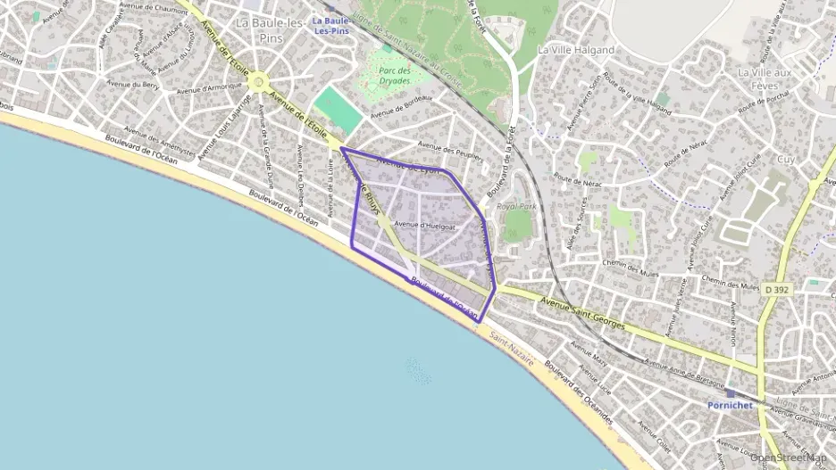 Appartement 49 m² deux pieces à vendre à La Baule-Escoublac