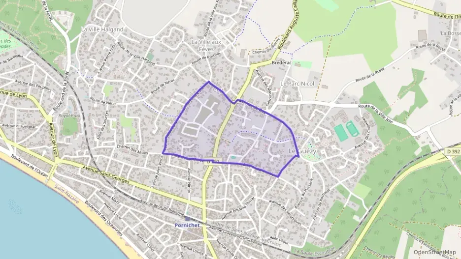 Appartement 60 m² trois pièces à vendre à La Baule-Escoublac