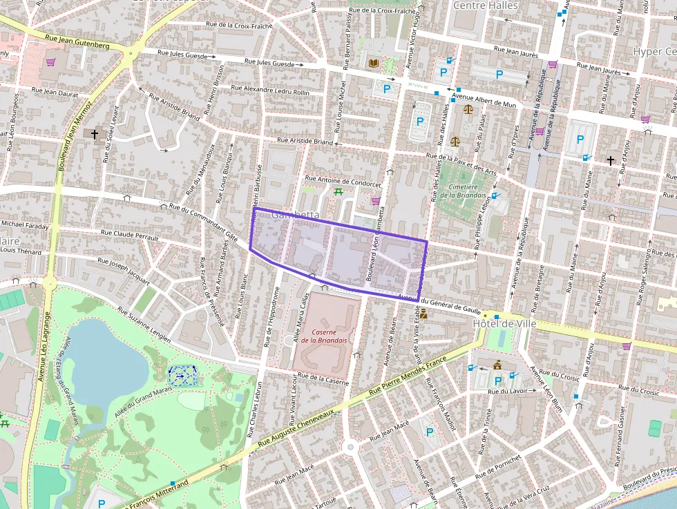 Appartement 58 m² trois pièces à vendre à Saint-Nazaire