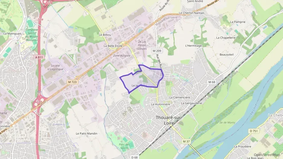 Appartement 66 m² trois pièces à vendre à Thouaré-sur-Loire