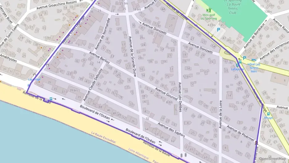 Appartement 66 m² trois pièces à vendre à La Baule-Escoublac