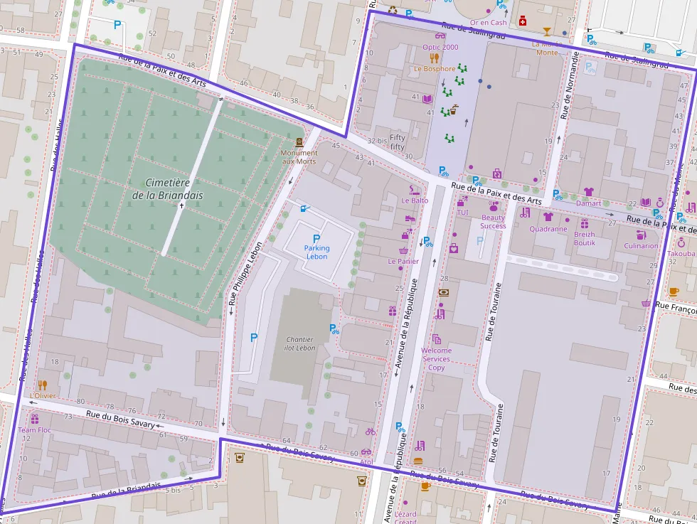 Appartement 68 m² deux pieces à vendre à Saint-Nazaire