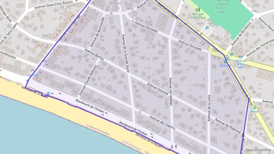 Appartement 44 m² deux pieces à vendre à La Baule-Escoublac
