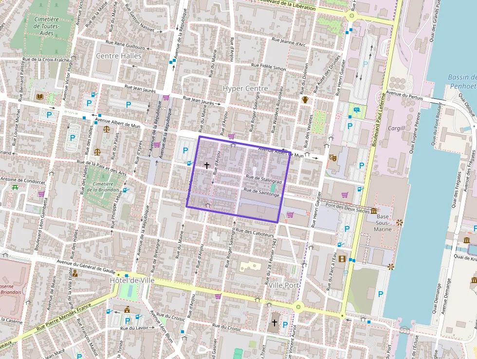 Appartement 40 m² trois pièces à vendre à Saint-Nazaire