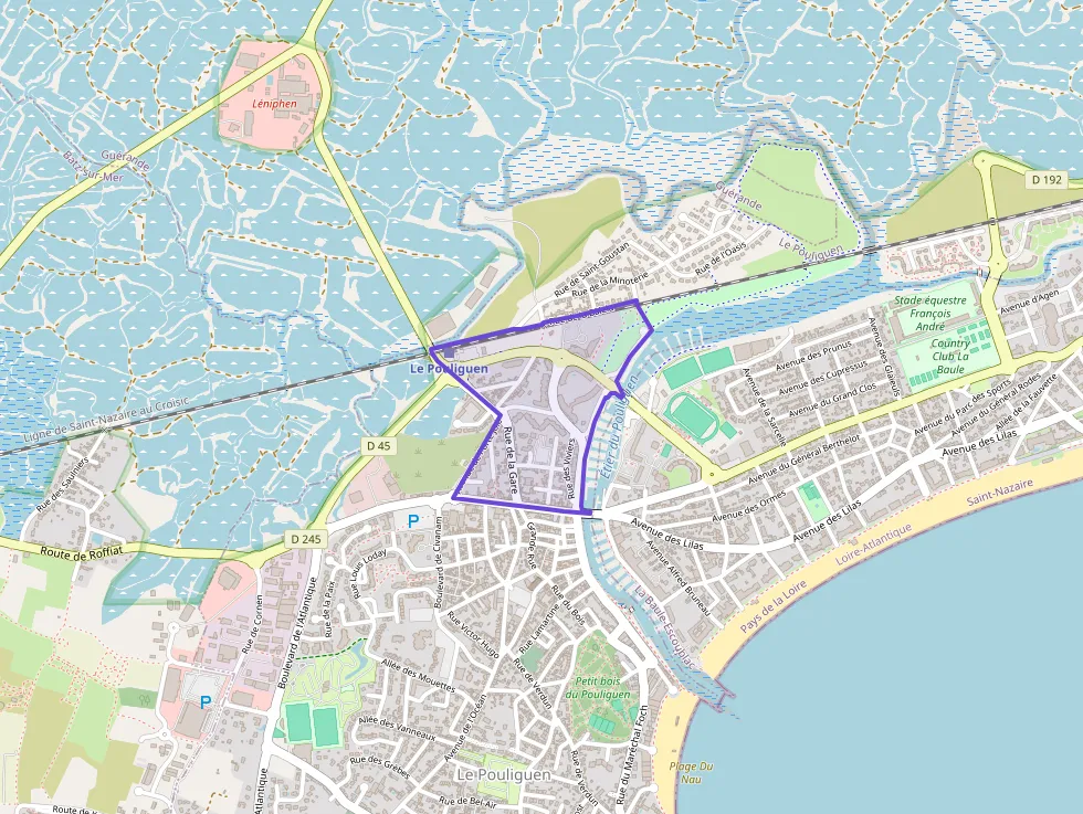 Appartement 55 m² deux pieces à vendre à Le Pouliguen