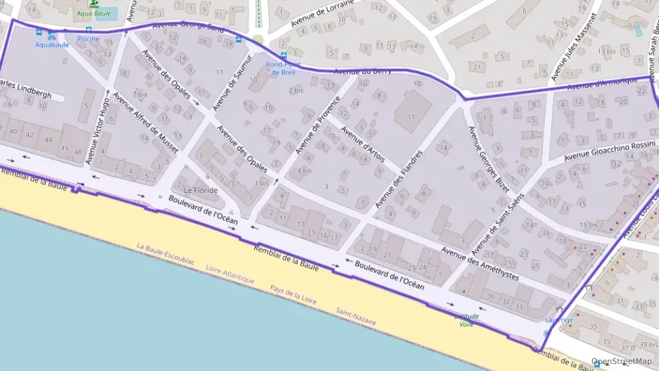 Appartement 39 m² deux pieces à vendre à La Baule-Escoublac