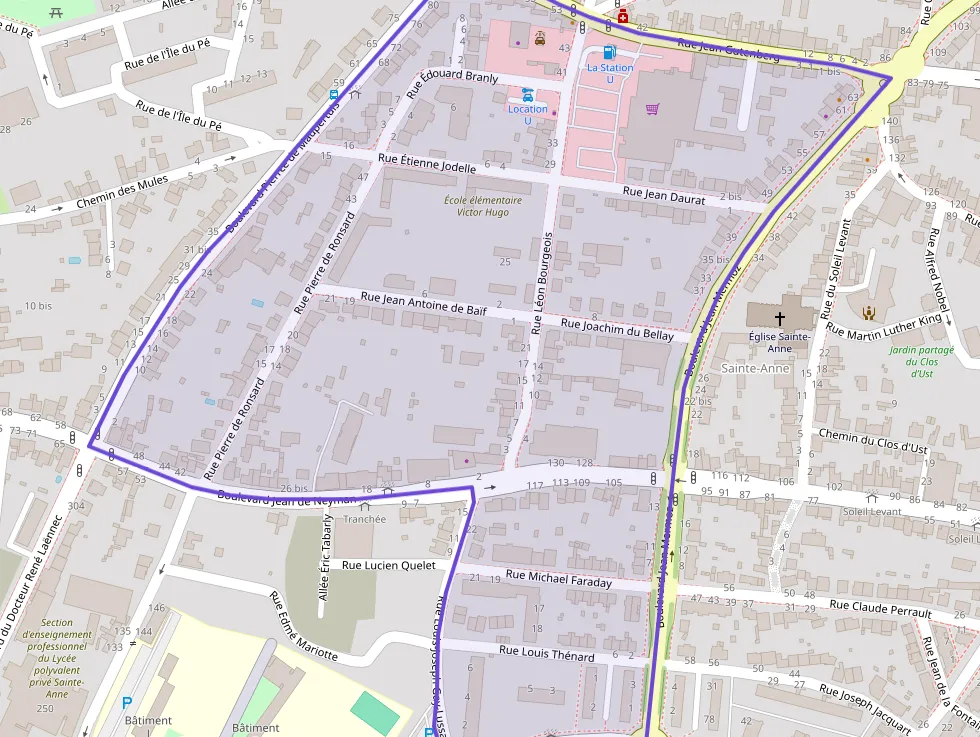 Appartement 72 m² trois pièces à vendre à Saint-Nazaire