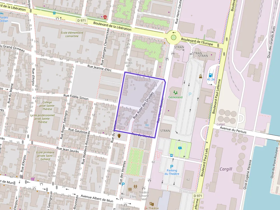 Appartement 33 m² deux pieces à vendre à Saint-Nazaire