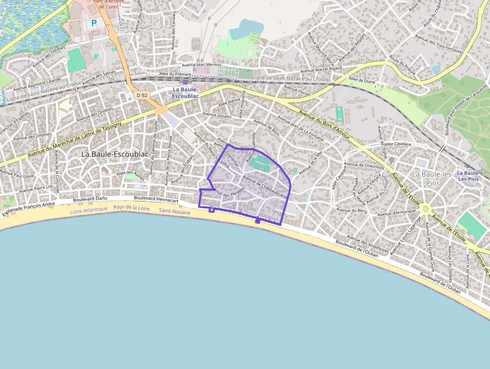 Appartement 86 m² trois pièces à vendre à La Baule-Escoublac