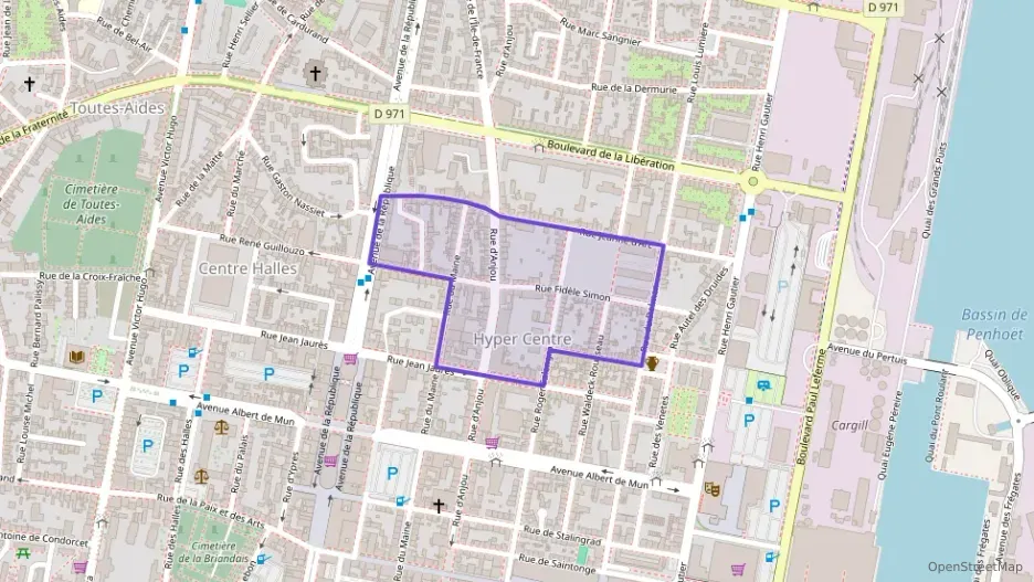 Appartement 63 m² trois pièces à vendre à Saint-Nazaire