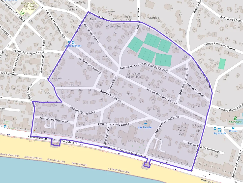 Appartement 60 m² trois pièces à vendre à La Baule-Escoublac