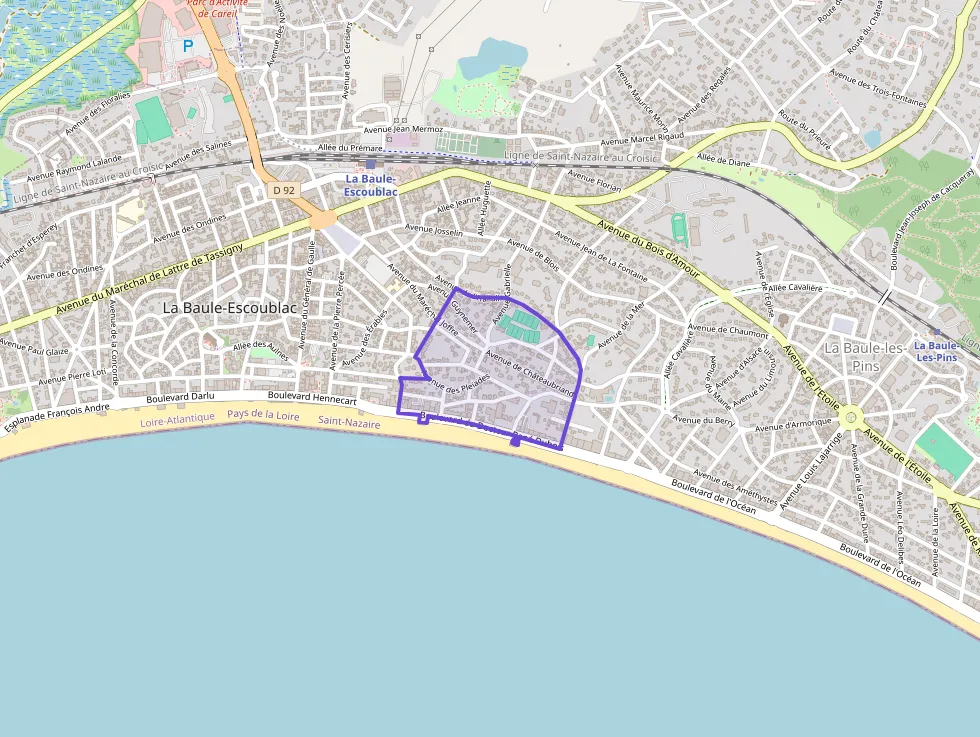 Appartement 60 m² trois pièces à vendre à La Baule-Escoublac