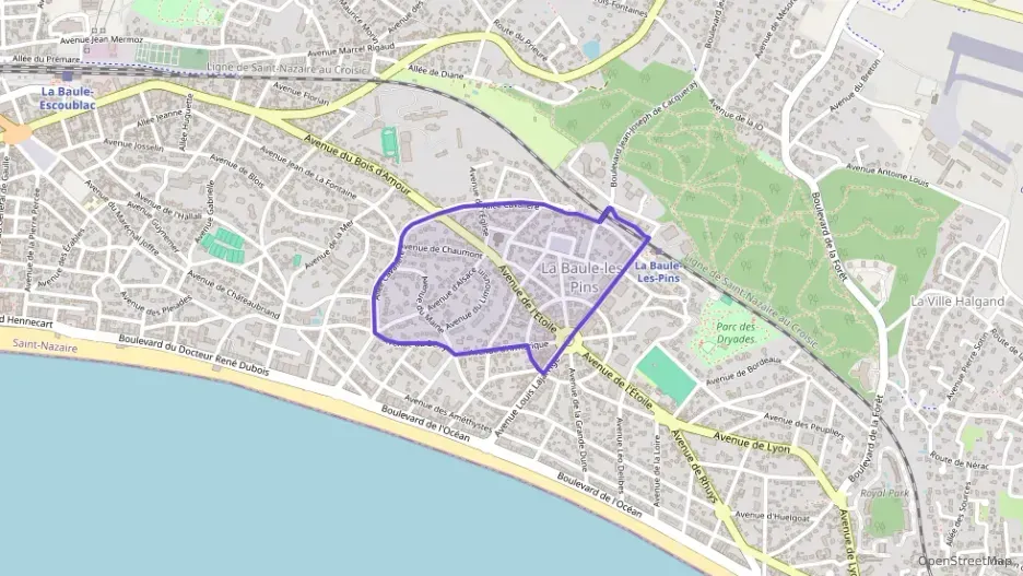 Appartement 71 m² trois pièces à vendre à La Baule-Escoublac