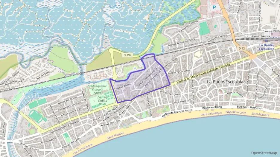 Appartement 51 m² deux pieces à vendre à La Baule-Escoublac