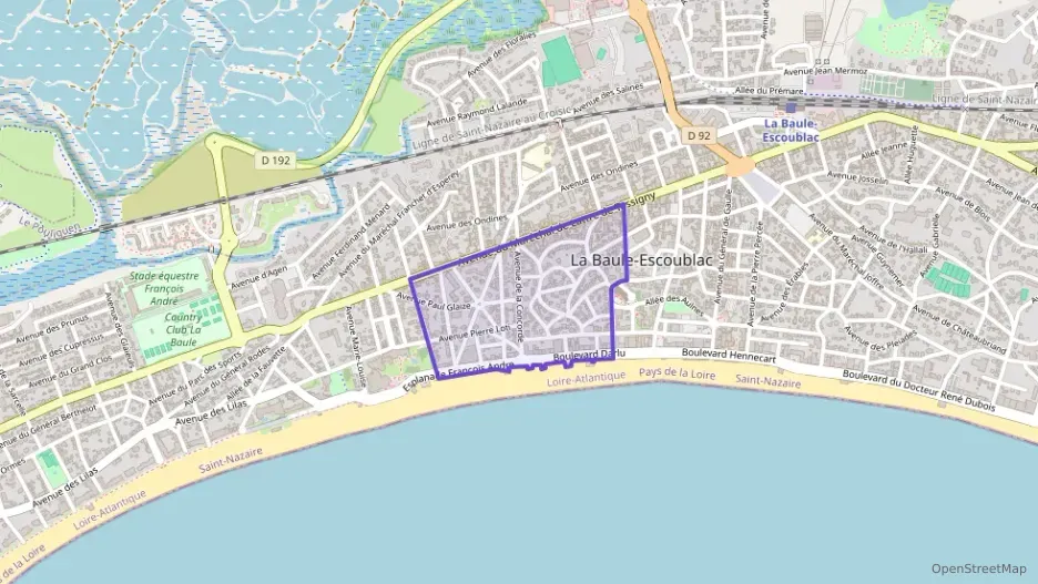 Appartement 76 m² quatre pièces à vendre à La Baule-Escoublac