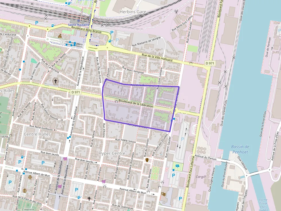 Appartement 61 m² trois pièces à vendre à Saint-Nazaire