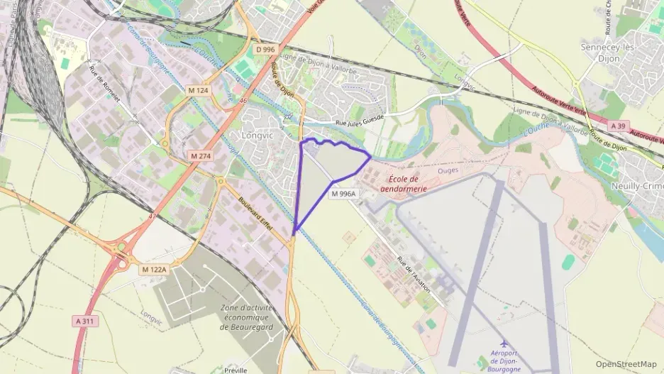 Appartement 89 m² quatre pièces à vendre à Longvic