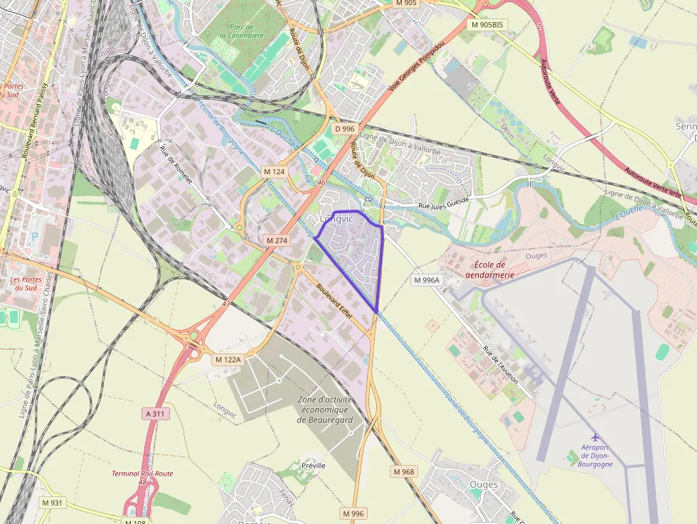 Appartement 59 m² quatre pièces à vendre à Longvic