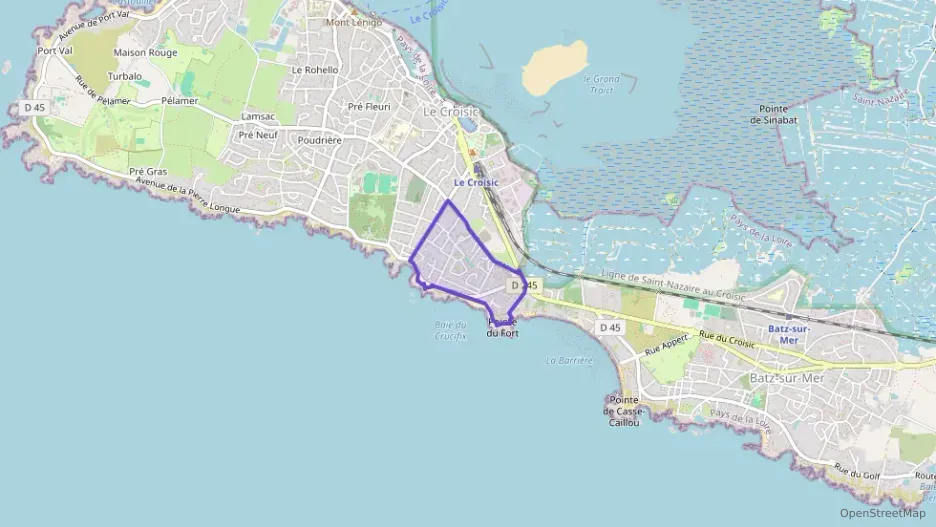 Appartement 54 m² trois pièces à vendre à Le Croisic